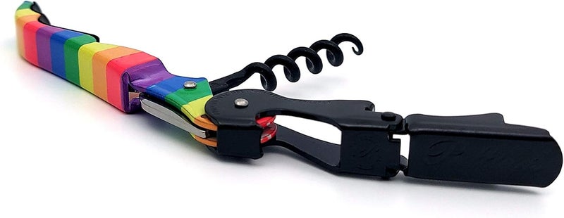 Pulltap's Genuine Classic 500 LEFT-HANDED Waiter's Corkscrew – Double-Hinged Wine Key with Hinged Foil Cutter – Patented Design – Made in Spain – LBTGI - Image 3